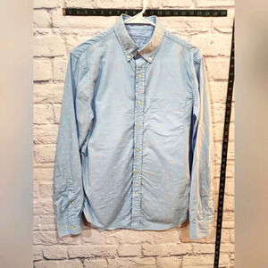 Light blue Banana Republic men's dress shirt Size Small